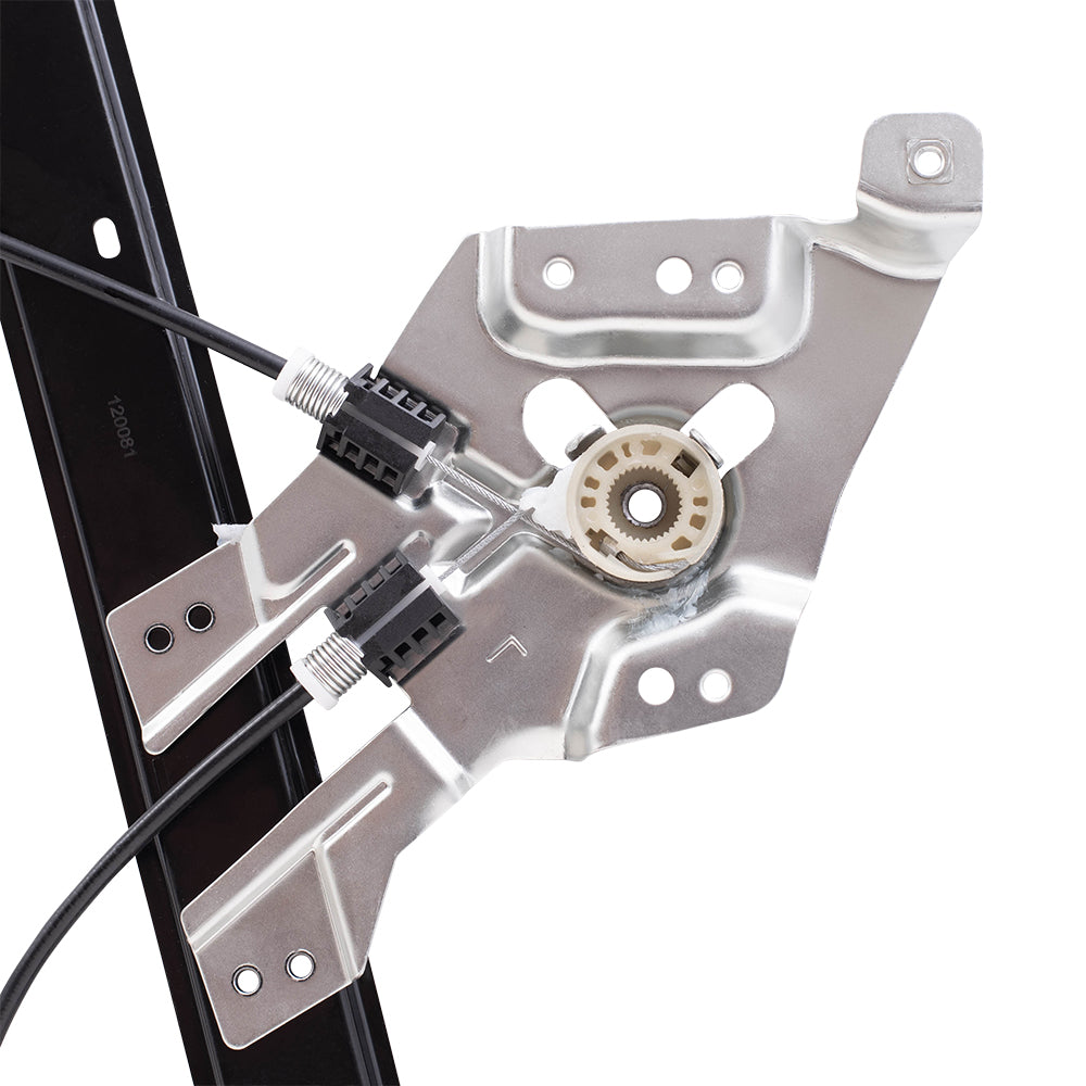 Brock Replacement Drivers Front Power Window Lift Regulator with Anti Pinch Performance Compatible with 2003-2011 9-3 Sedan Wagon 12793728