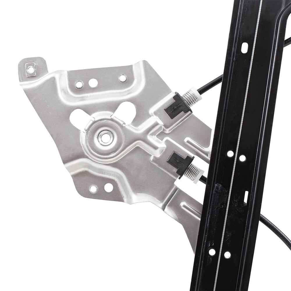 Brock Replacement Drivers Front Power Window Lift Regulator with Anti Pinch Performance Compatible with 2003-2011 9-3 Sedan Wagon 12793728