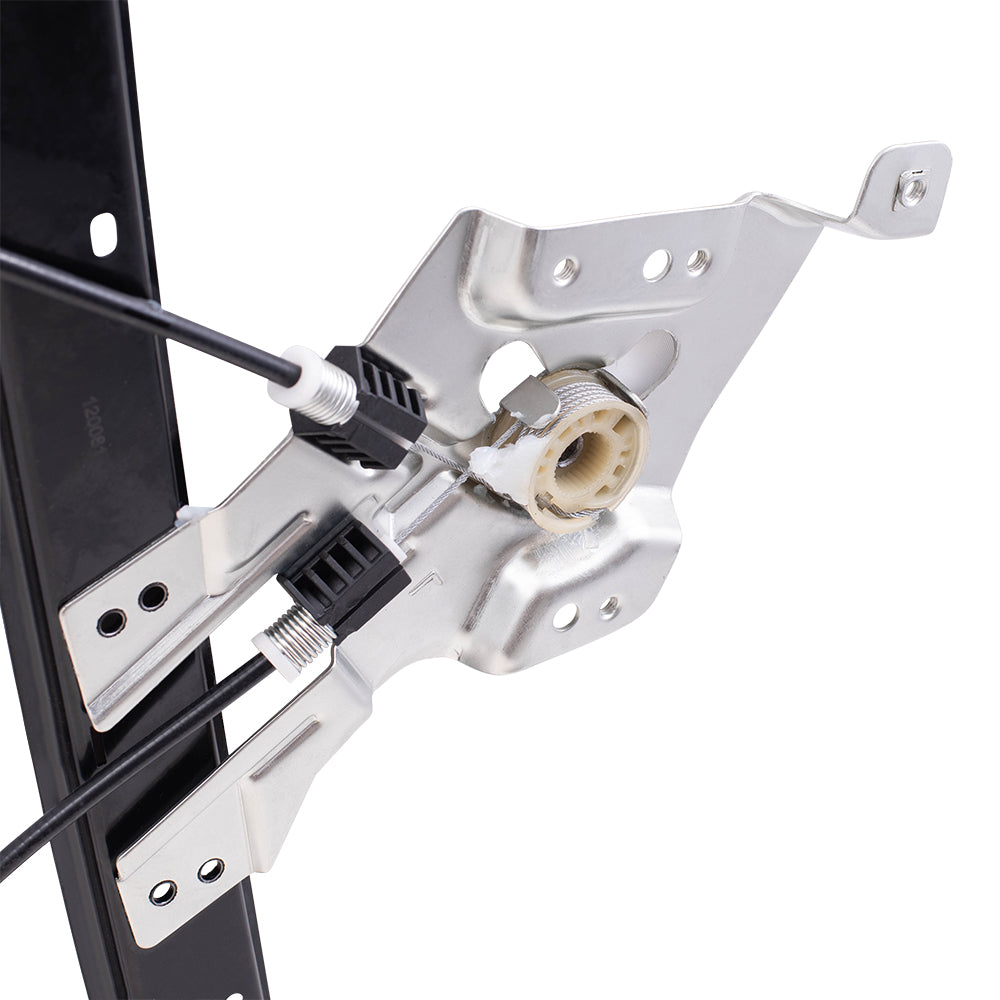 Brock Replacement Drivers Front Power Window Lift Regulator with Anti Pinch Performance Compatible with 2003-2011 9-3 Sedan Wagon 12793728