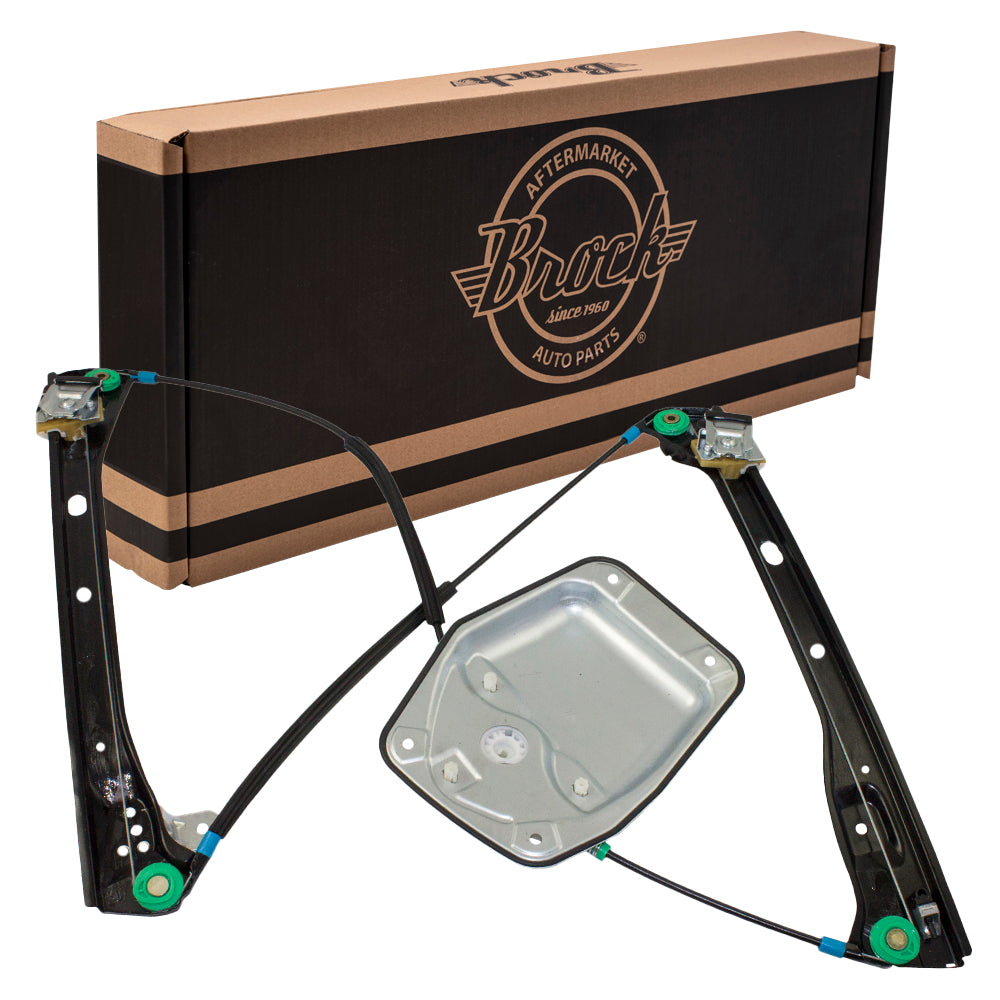 Brock Replacement Front Passenger Side Power Window Regulator without Motor Comaptible with 2005 A4 2006-2010 A5 Sedan Generation 5 09-10 A5 Sportwagen 11-14 A6 Sportwagen 09-14 Golf Wagon 1K5837462B