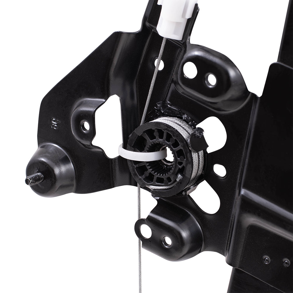 Brock Replacement Drivers Rear Power Window Lift Regulator Compatible with 2003-2007 9-3 SB1550102 12793730