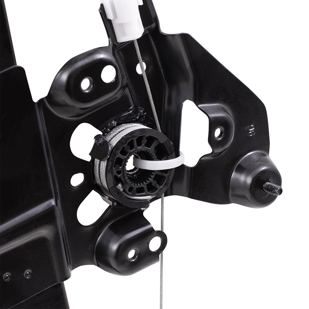 Brock Replacement Passengers Rear Power Window Lift Regulator Compatible with 2003-2007 9-3 12793731 SB1551102