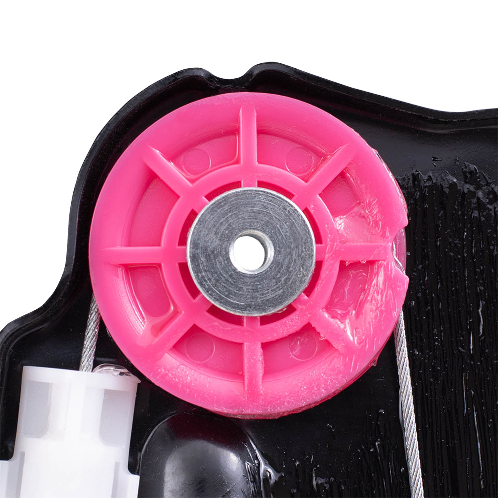 Brock Replacement Passengers Rear Power Window Lift Regulator Compatible with 2003-2007 9-3 12793731 SB1551102