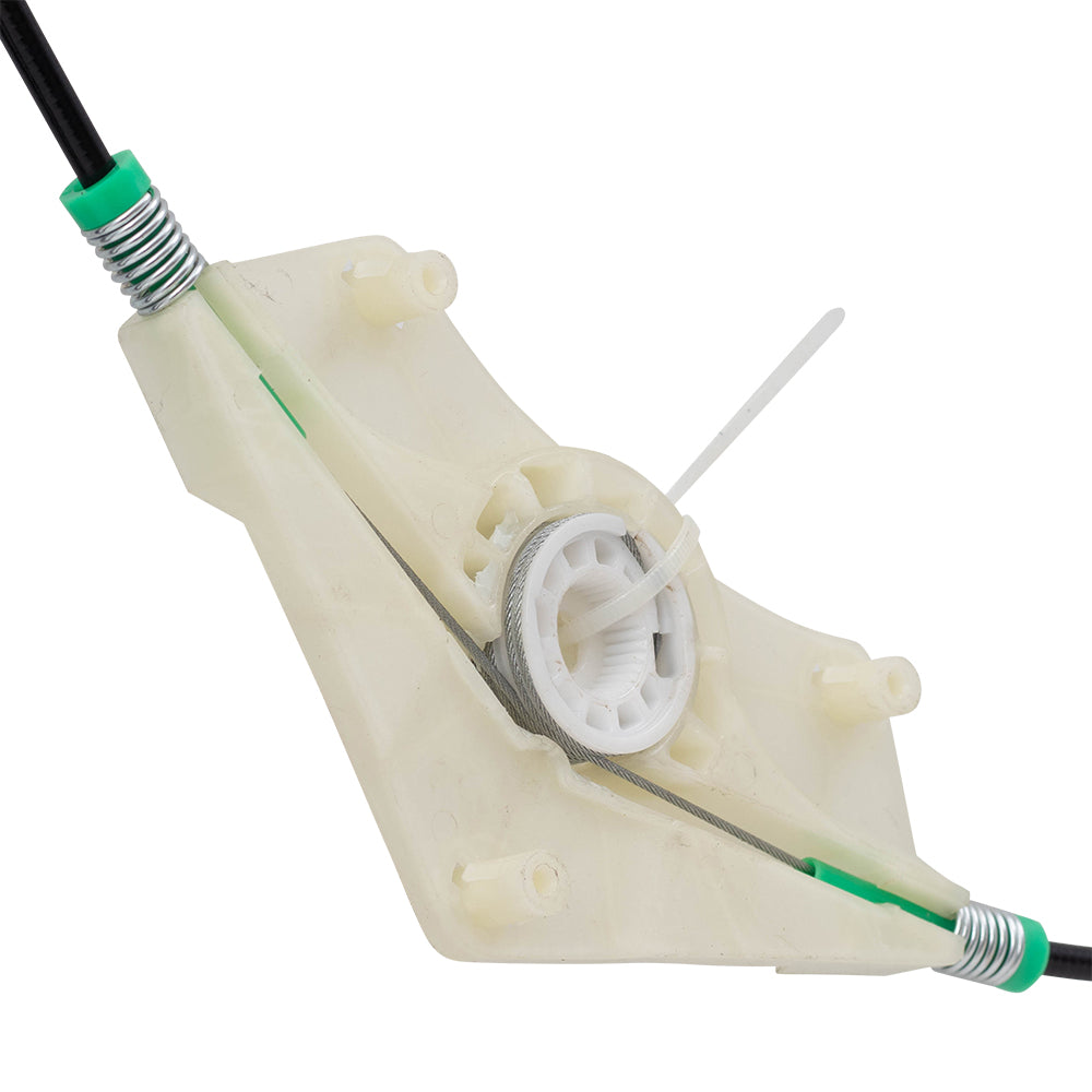 Brock Replacement Pair Front Power Window Regulators Compatible with 15-19 e-Golf