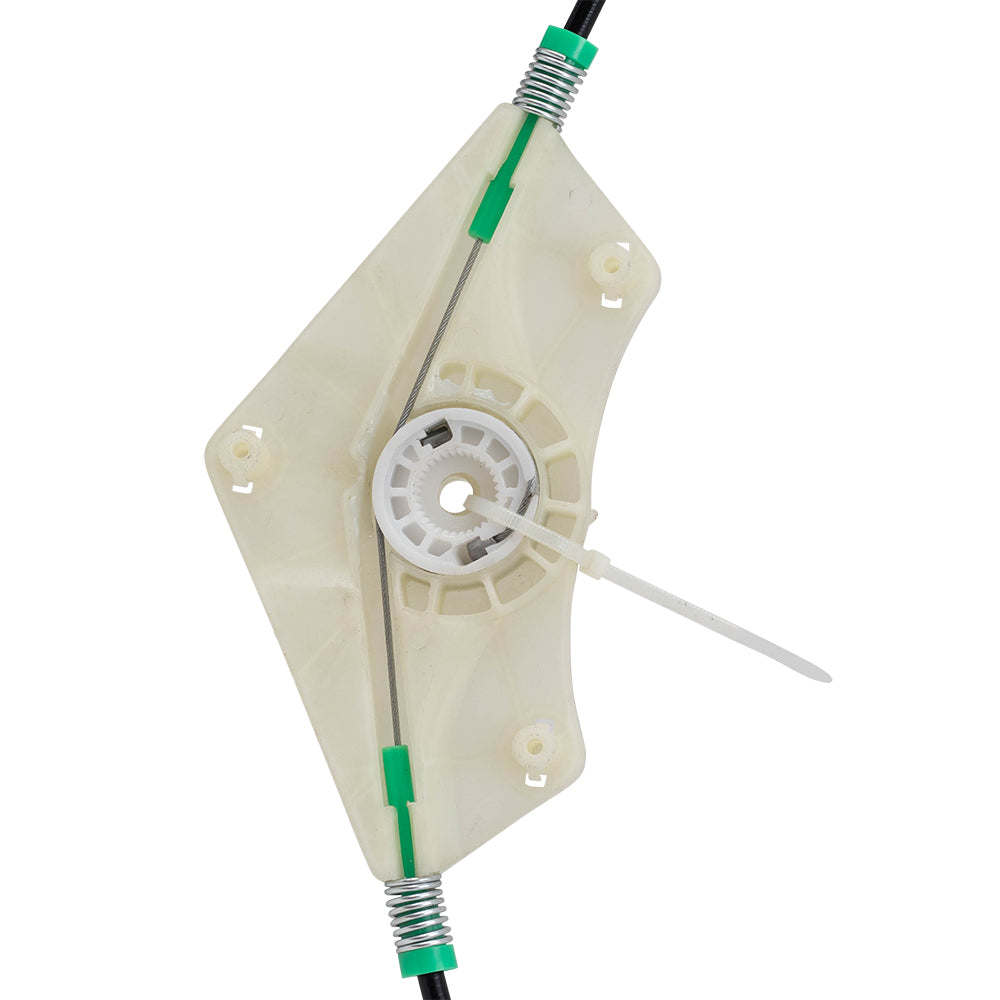 Brock Replacement Pair Front Power Window Regulators Compatible with 15-19 e-Golf