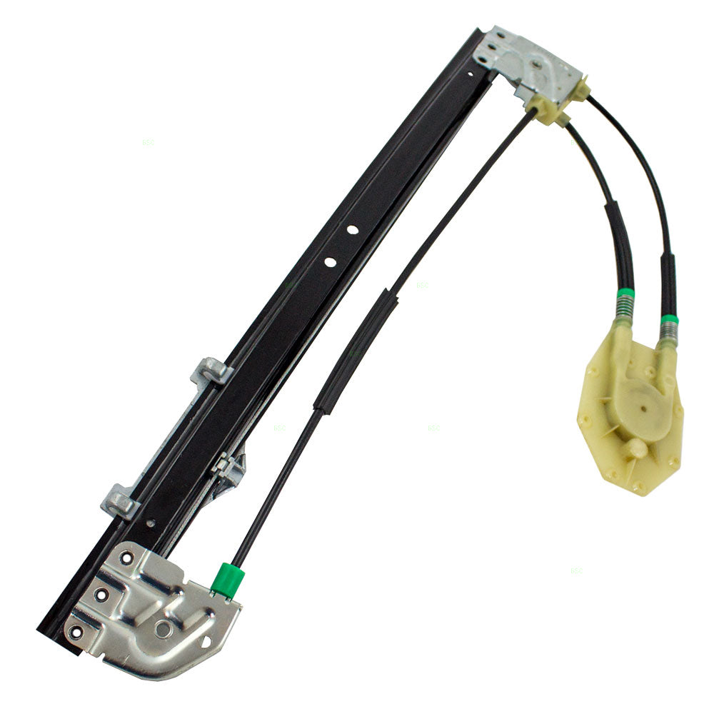 Brock Replacement Drivers Rear Power Window Lift Regulator Compatible with 1997-1999 5 Series 51358159835