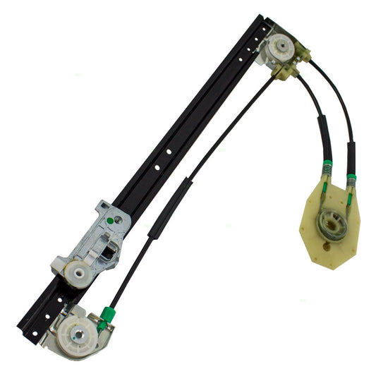 Window Regulator w/o Motor for 1997-1999 528i Built To 3/99 Rear for 1997-1999 540i Right