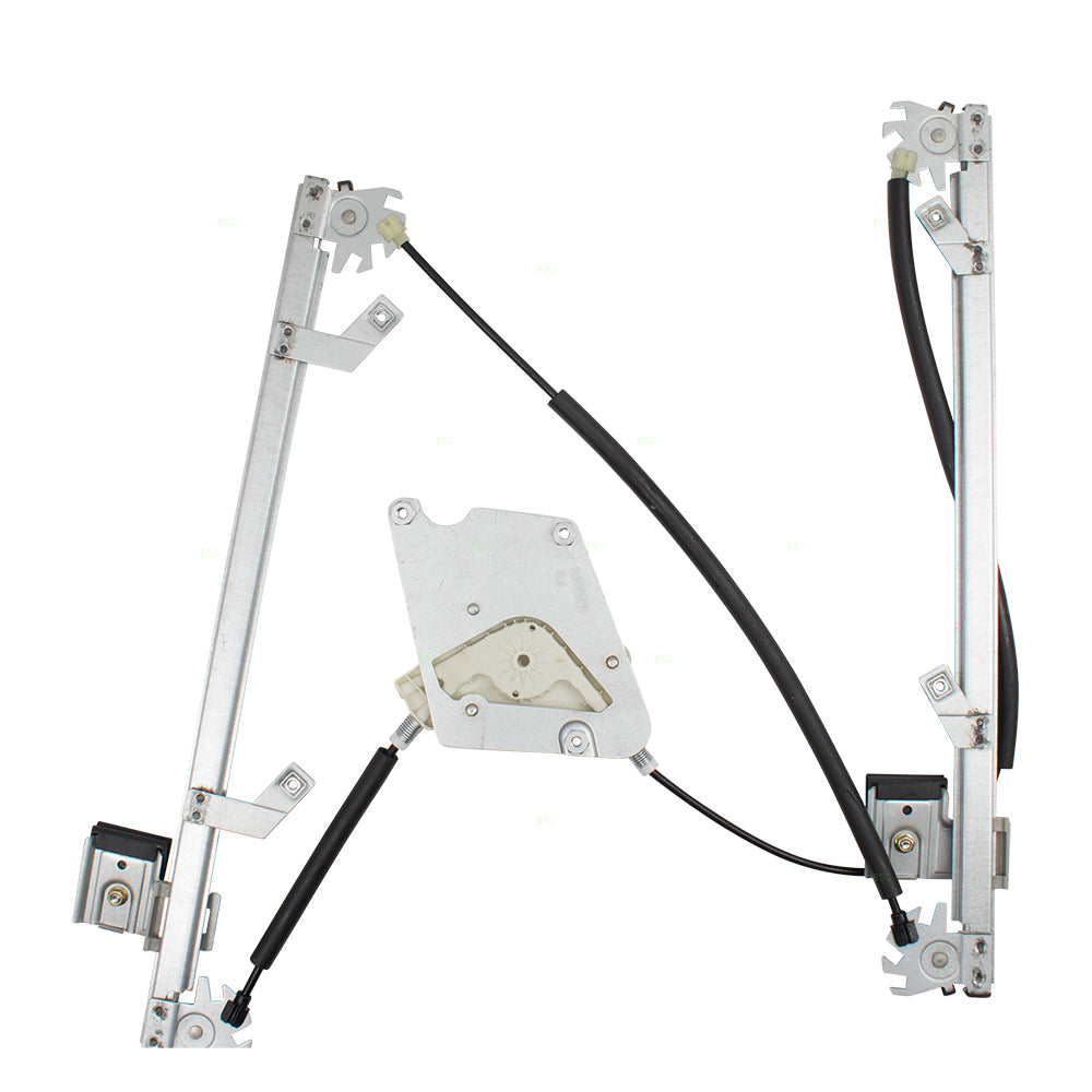 Brock Replacement Pair Set Front Power Window Lift Regulators Compatible with 4637201346 4637201446