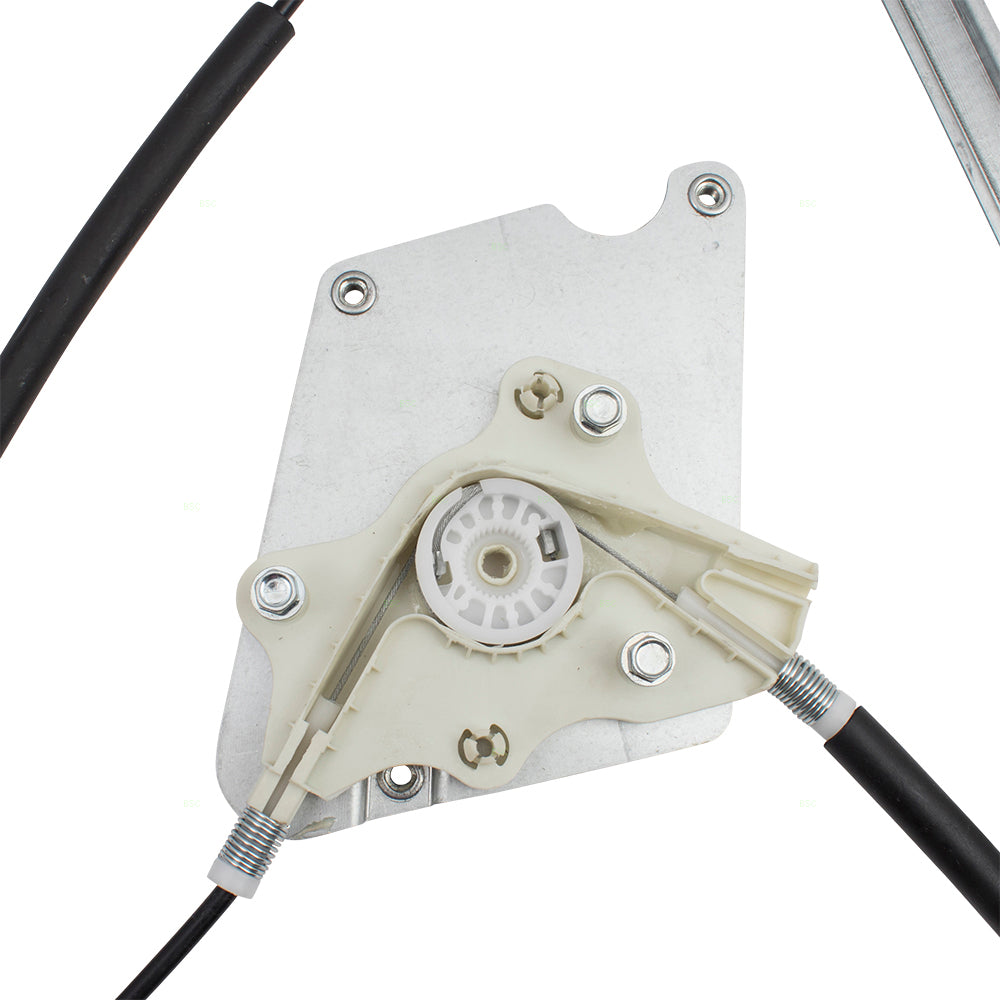 Brock Replacement Pair Set Front Power Window Lift Regulators Compatible with 4637201346 4637201446