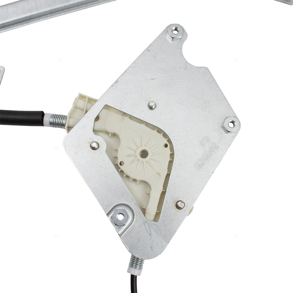 Brock Replacement Pair Set Front Power Window Lift Regulators Compatible with 4637201346 4637201446