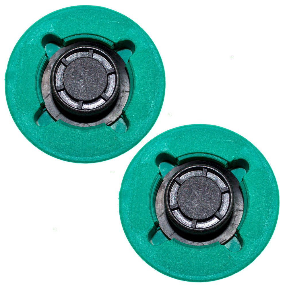 Brock Replacement Pair of Coolant Overflow Tank Recovery Bottle Expansion Reservoir Caps Compatible with 2003-2014 XC90 9445462 94454626