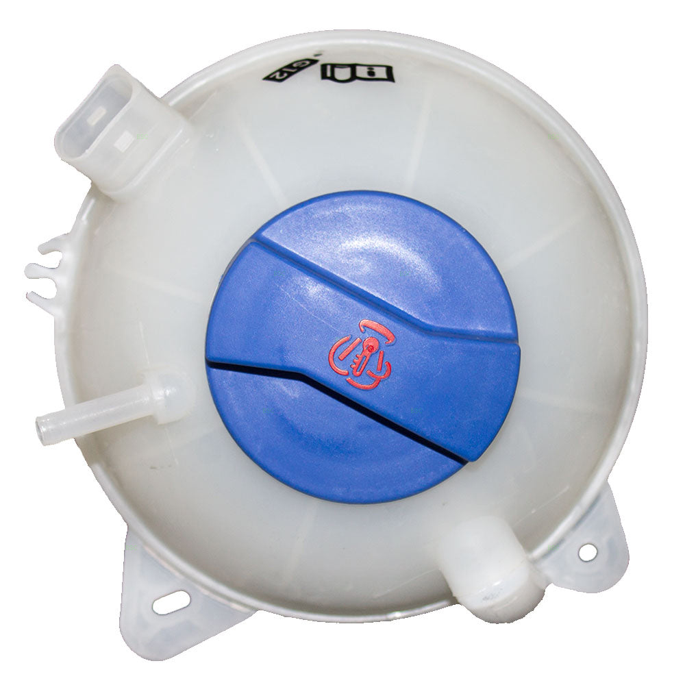 Brock Replacement Coolant Overflow Tank Recovery Bottle Expansion Reservoir with Cap Compatible with 2000-2005 A4 99-06 Golf 03-05 GTI 98-10 New Beetle 00-06 TT 1J0121407F
