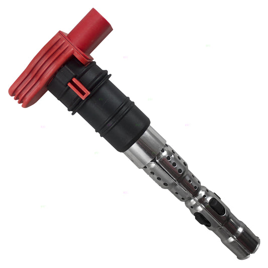 Brock Replacement Ignition Spark Plug Coil Compatible with A6 / A8 Quattro Allroad Quattro S4 4.2L 8 cyl 077905115T 5C1437