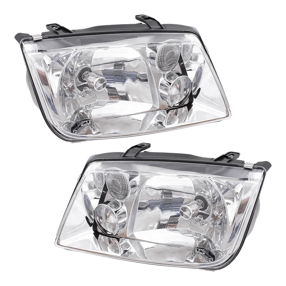 Headlight for 1999-2002 Jetta 1J5941017AJ Set VW2502115