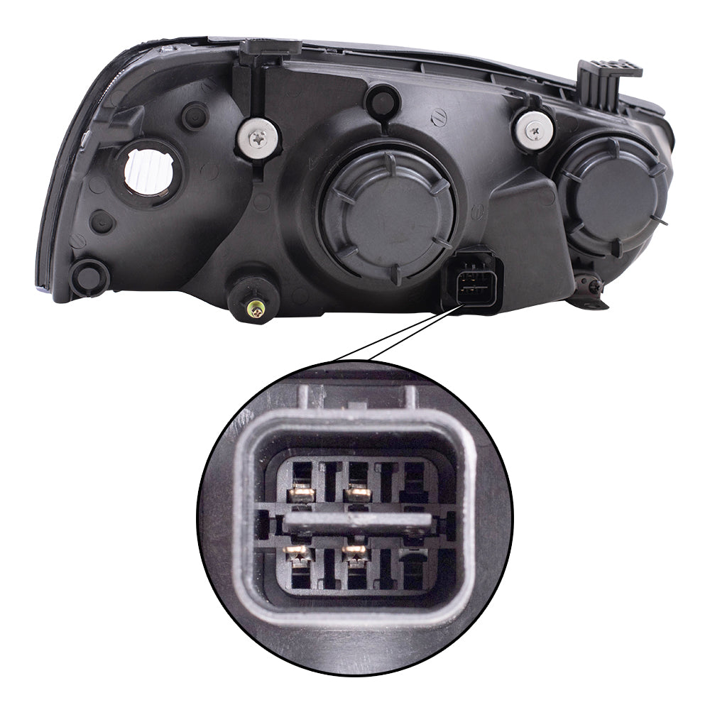 Headlight for 2001-2003 Elantra 921012D150 Left HY2502122