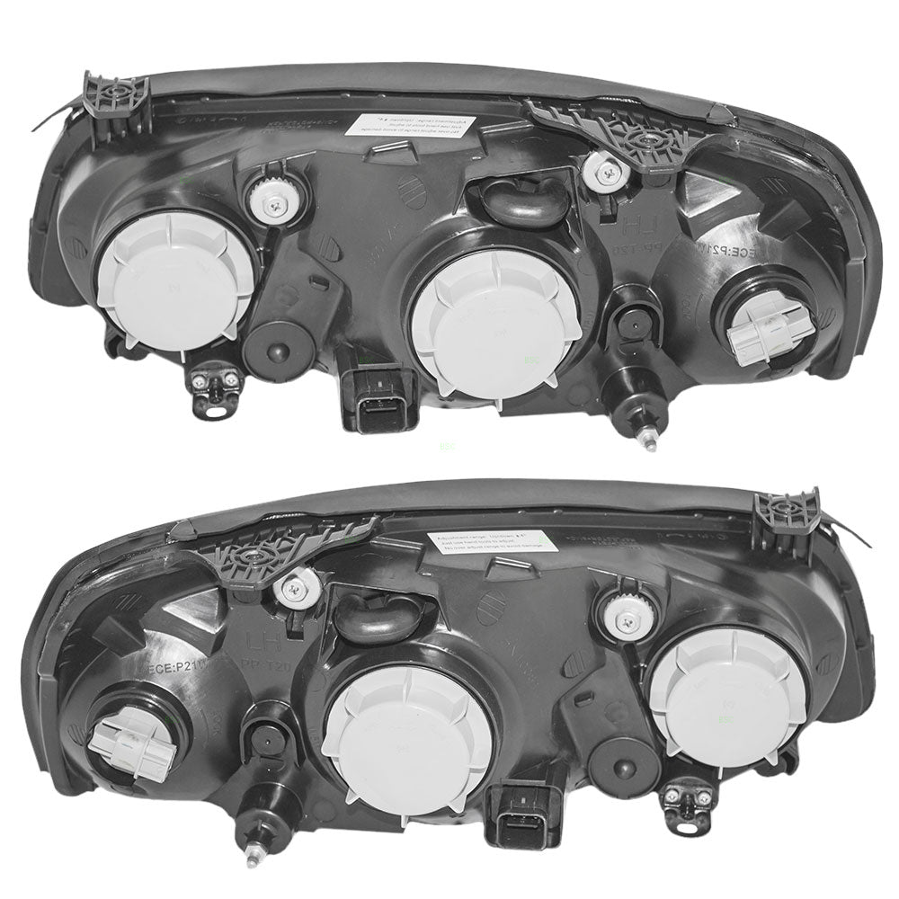 Headlight for 2004-2006 Elantra 921012D550 Set HY2502130