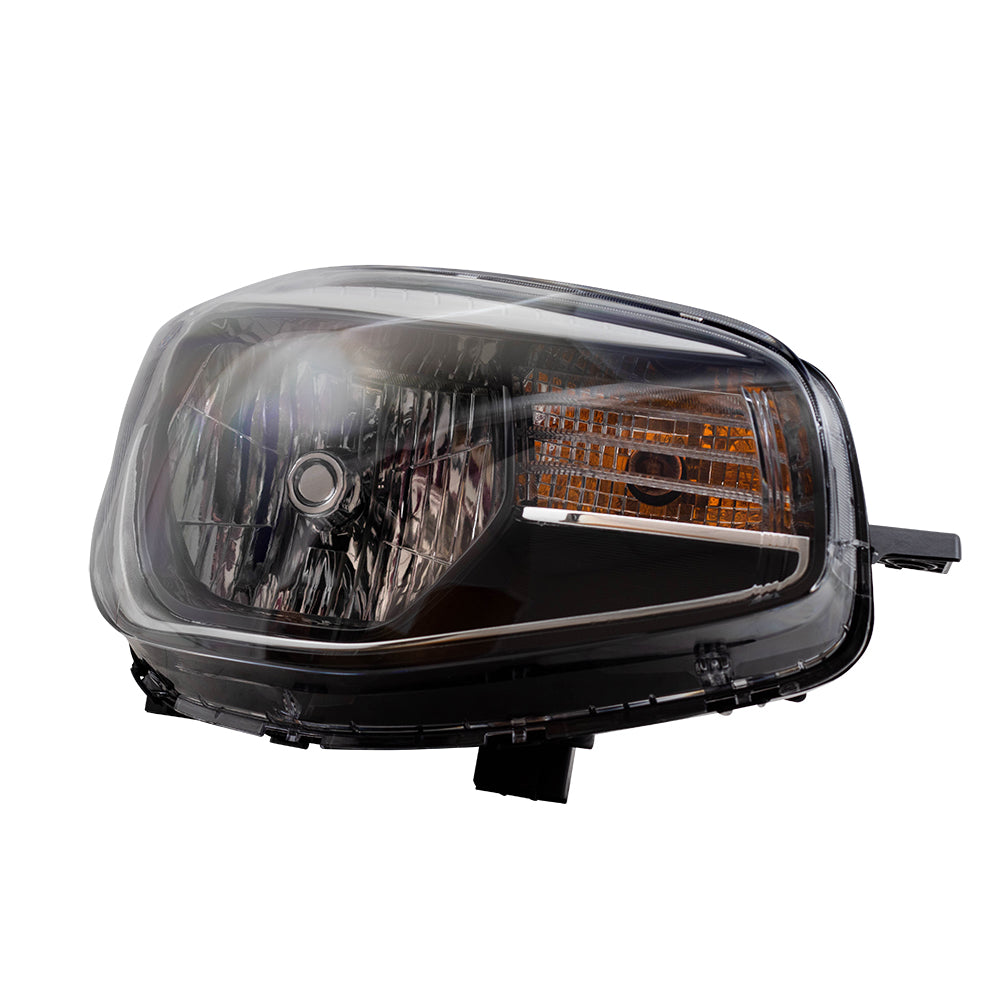 Brock Replacement Pair Halogen Headlights Compatible with 14-19 Soul