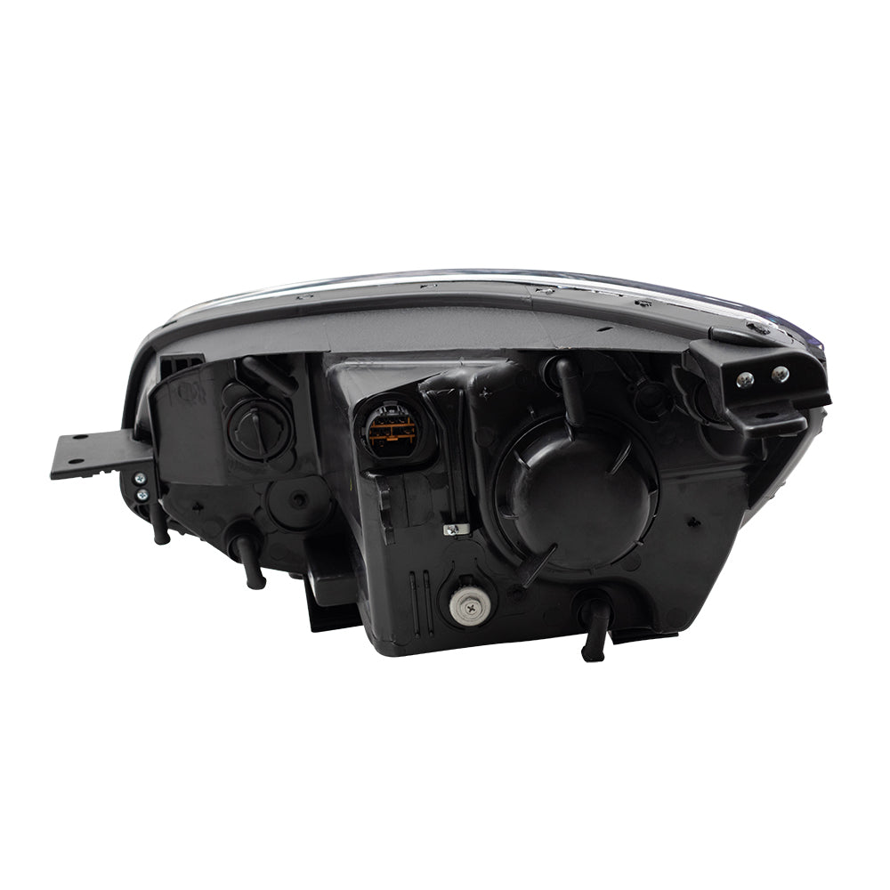 Brock Replacement Pair Halogen Headlights Compatible with 14-19 Soul