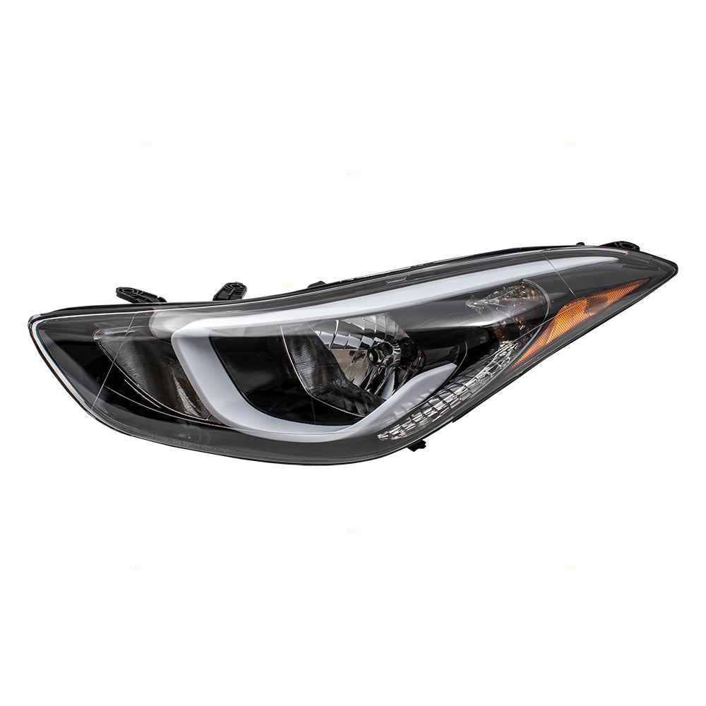 Headlight for 2014-2016 Elantra 921013X280 Set HY2502187