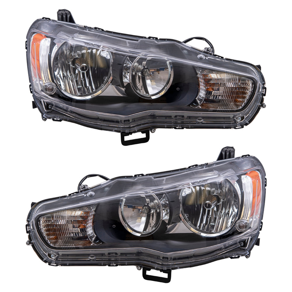 Headlight for 2009-2017 Lancer 8301C361 Set MI2502158