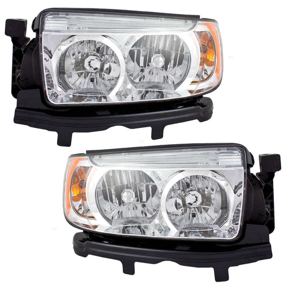 Headlight for 2006-2008 Forester 84001SA471 Set SU2502119