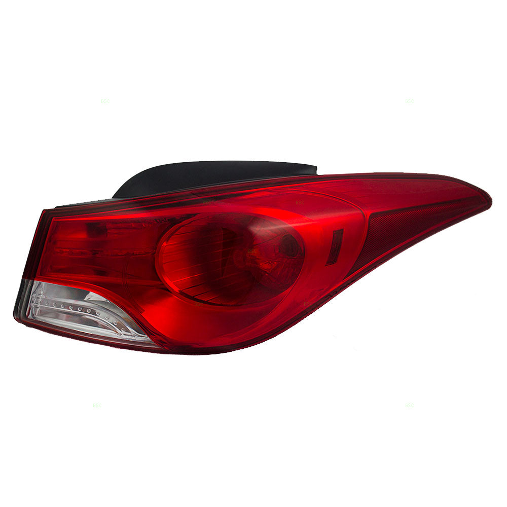Tail Light for 2011-2013 Elantra Sedan Quarter Mounted w/o LED USA Built 924023Y000 Right HY2805119