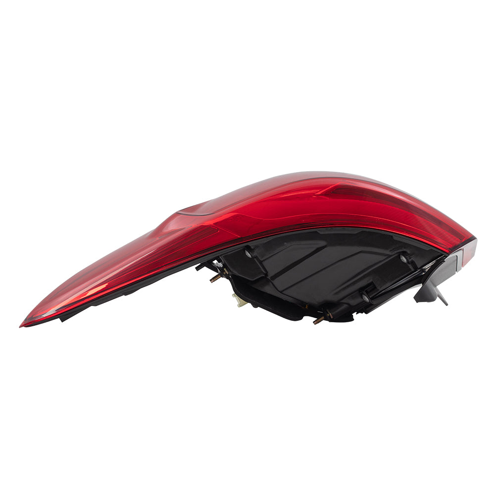 Brock Replacement Pair Tail Lights Compatible with 2015-2017 Sonata Driver and Passenger Set Type Taillamps 92401C2000 92402C2000