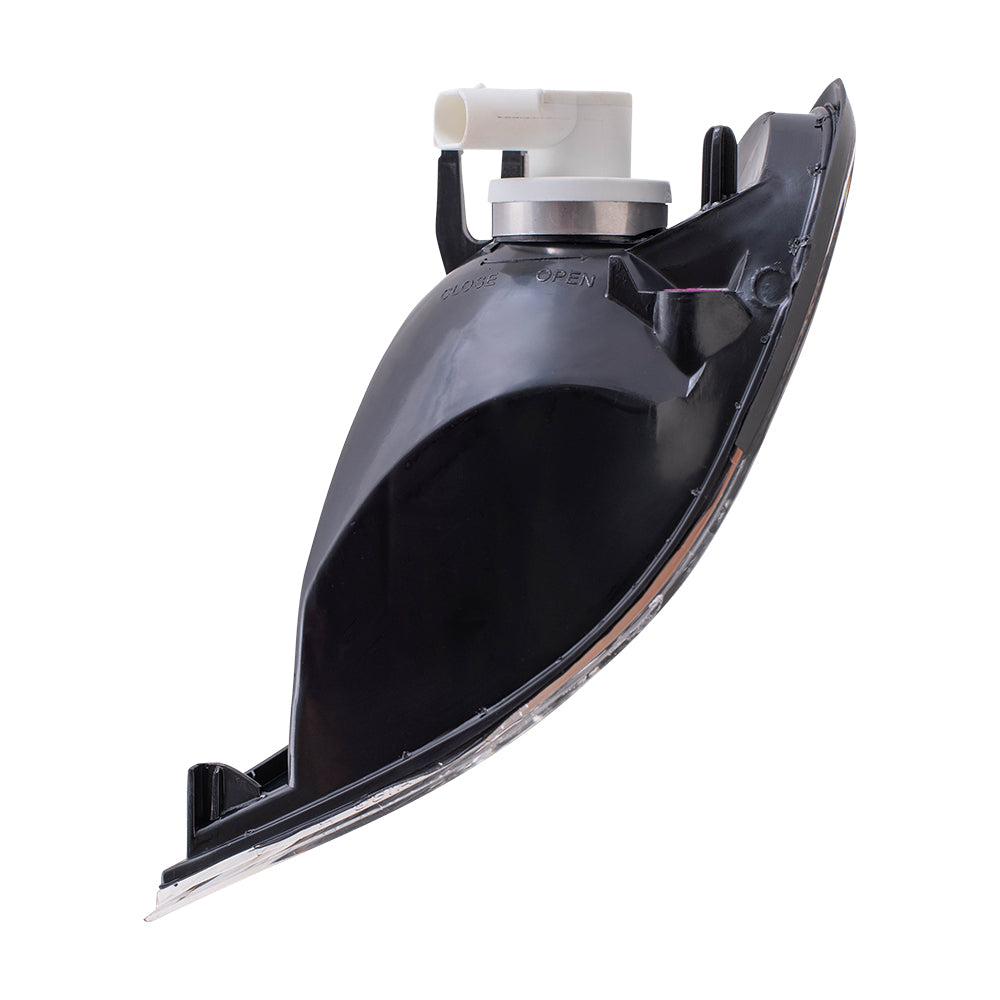 Park/Signal/Side Marker for 2002-2005 325i Sedan/Wagon Amber Lens Black Trim for 2002-2005 325xi 2002-2005 330i 2002-2005 330xi 63137165859 Set BM2520109