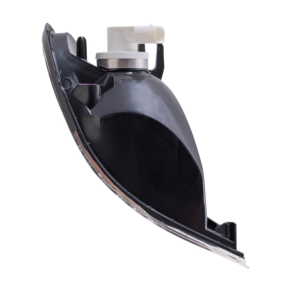 Park/Signal/Side Marker for 2002-2005 325i Sedan/Wagon Amber Lens Black Trim for 2002-2005 325xi 63137165859 Left BM2520109