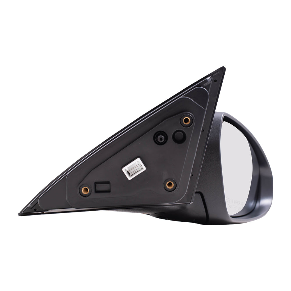 Brock Aftermarket Replacement Driver Left Passenger Right Power Mirror Paint to Match Black without Heat-Signal-Blind Spot Detection Compatible with 2019-2020 Forte Sedan