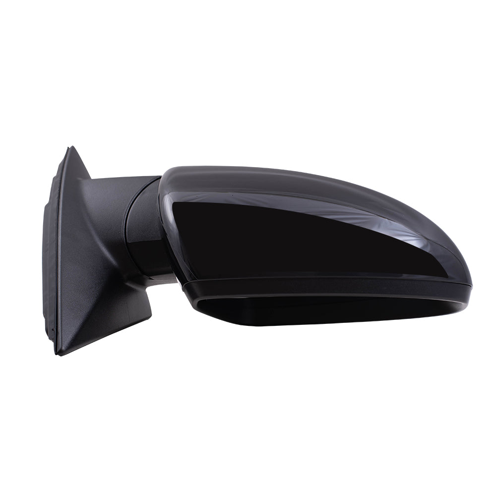 Brock Aftermarket Replacement Driver Left Passenger Right Power Mirror Paint to Match Black without Heat-Signal-Blind Spot Detection Compatible with 2019-2020 Forte Sedan