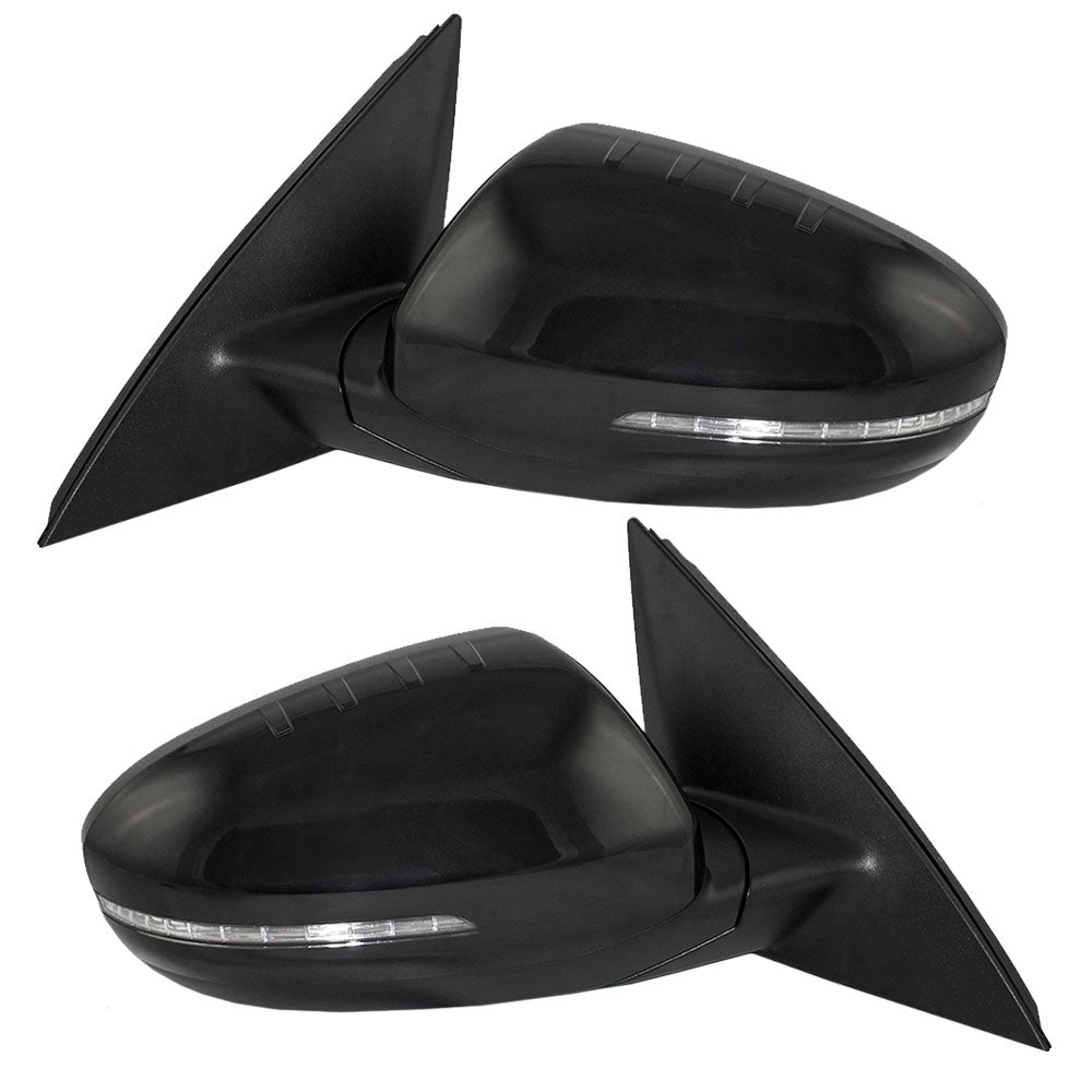 Power Mirror for 2014-2015 Optima USA Built Turn Signal Indicator Heated Power Fold 876104C510 Set KI1320176