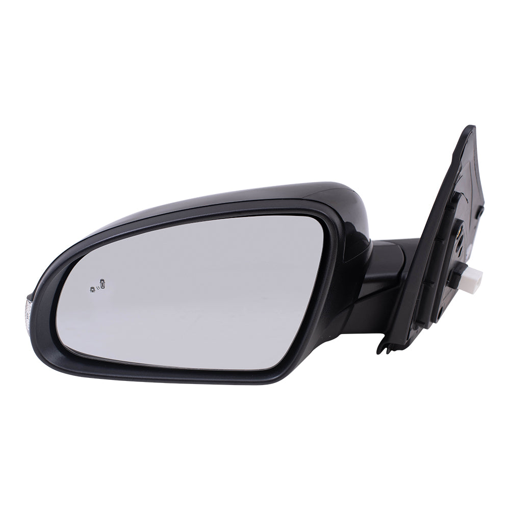 Brock 9332-0021L Replacement Power Door Mirror Compatible With 18-21 Hyundai Kona 19-21 Hyundai Kona Electric