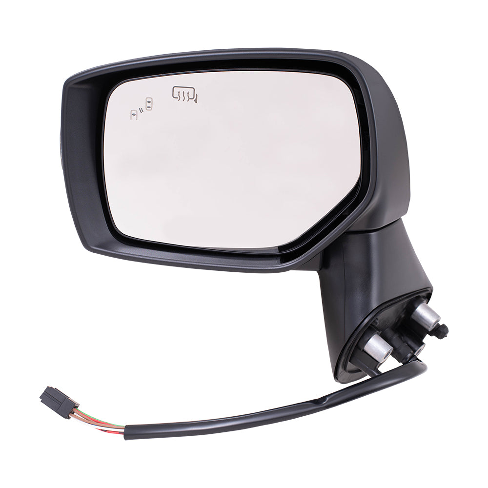 Power Mirror for 2016-2021 WRX Blind Spot Detection Turn Signal Indicator Heated for 2016 Crosstrek for 2016-2020 WRX STI 91036VA612 Left SU1320161