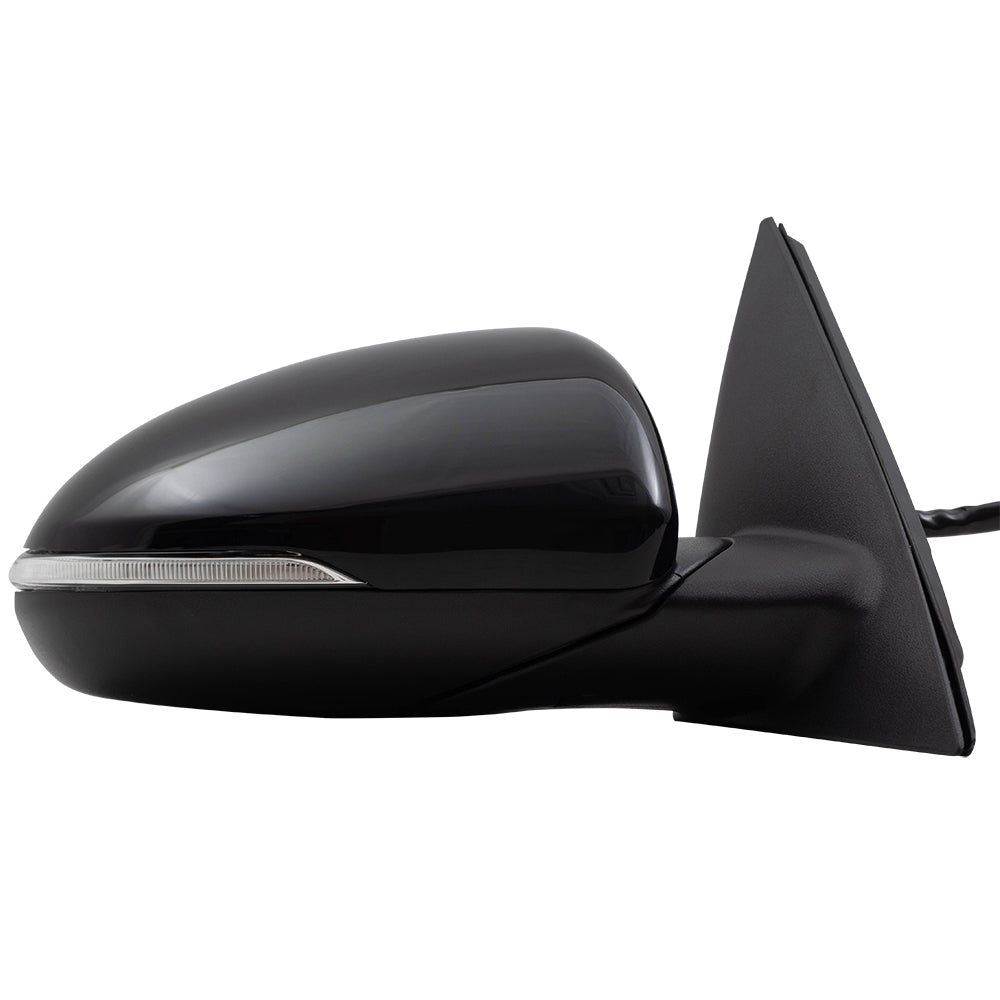 Brock Replacement Pair Side View Power Mirrors Compatible with 2016-2018 Optima Heated Signal Power Folding Memory Blind Spot Detection Set Replacement fits 87610D5050 87620D5050