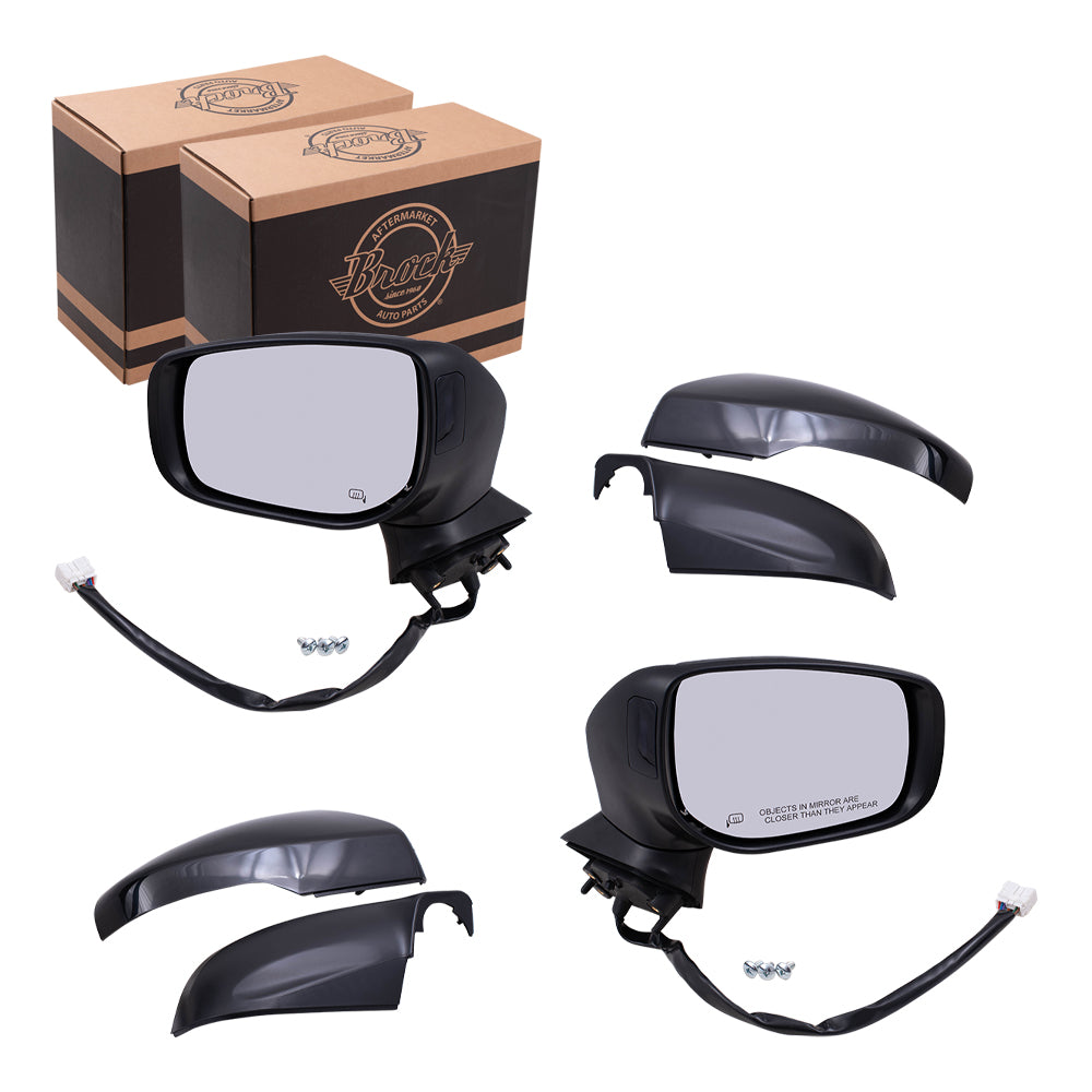 Power Mirror for 2017-2023 Impreza Blind Spot Detection Turn Signal Indicator Heated 91036FL08B Set SU1320158
