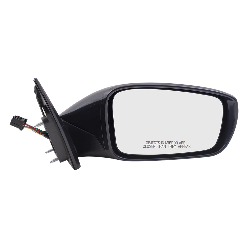 Brock Replacement Passengers Side Power Mirror w/ Heat Signal Compatible with 2011-2015 Sonata Hybrid