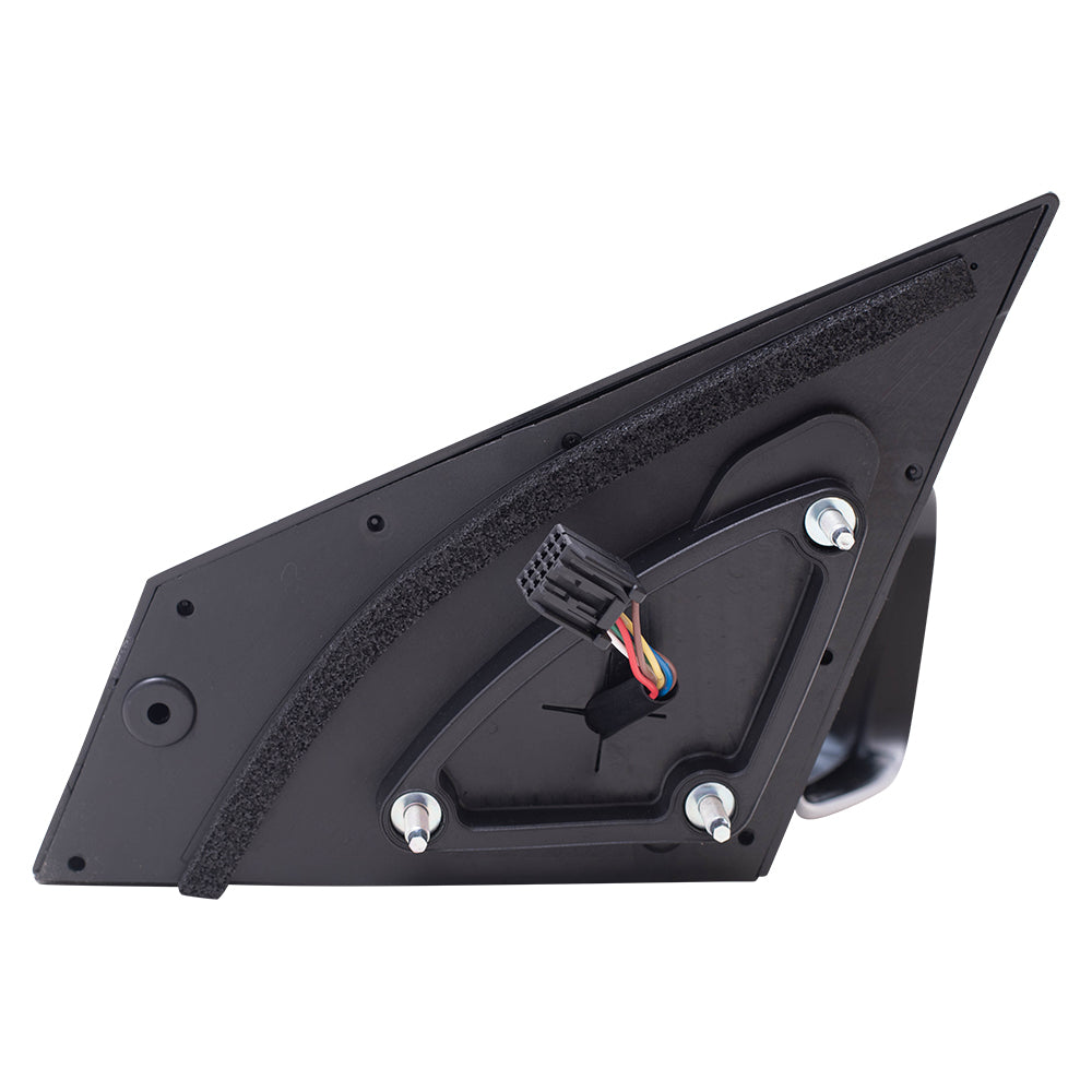 Brock Replacement Passengers Side Power Mirror w/ Heat Signal Compatible with 2011-2015 Sonata Hybrid
