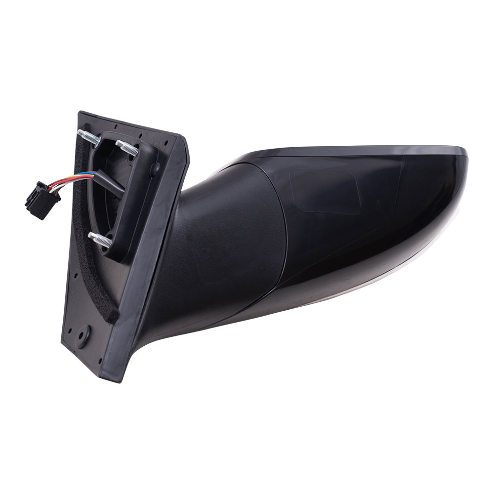 Brock Replacement Passengers Side Power Mirror w/ Heat Signal Compatible with 2011-2015 Sonata Hybrid