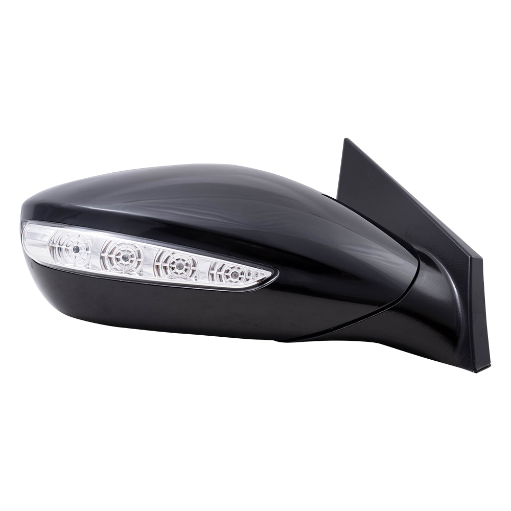 Power Mirror for 2011-2015 Sonata Hybrid Turn Signal Indicator Heated 876204R130 Right HY1321212
