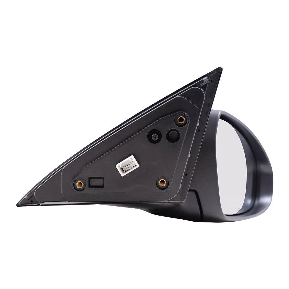 Brock Replacement Driver and Passenger Side Power Mirror Paint to Match Black with Heat-Signal without Blind Spot Detection Set Compatible with 20 Forte Sedan