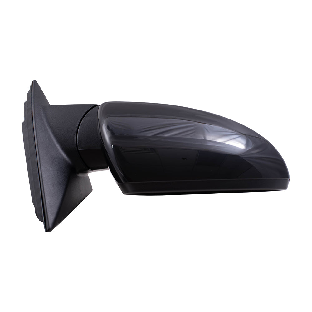 Brock Replacement Driver and Passenger Side Power Mirror Paint to Match Black with Heat-Signal without Blind Spot Detection Set Compatible with 20 Forte Sedan