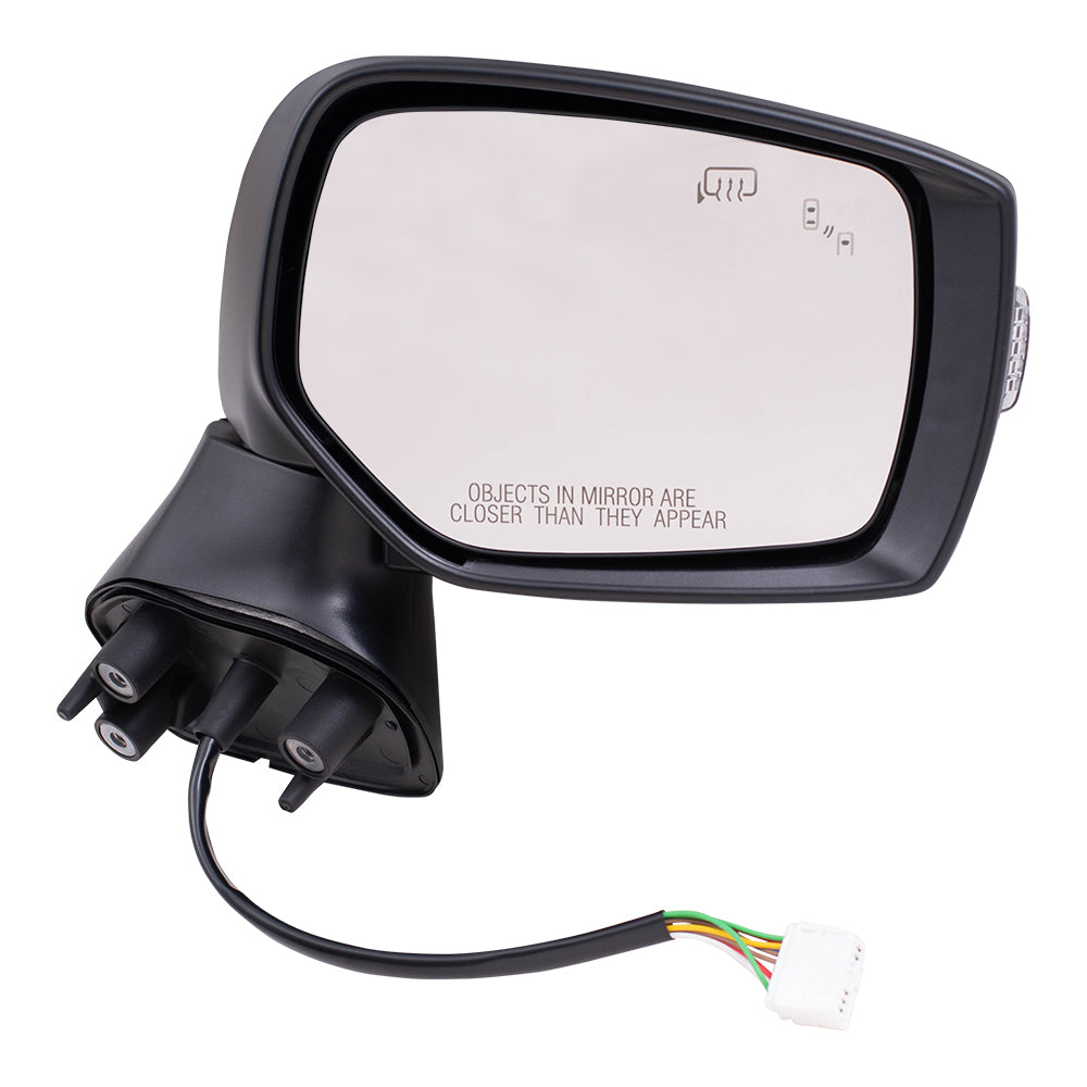 Power Mirror for 2015-2017 Outback Blind Spot Detection Turn Signal Indicator Heated for 2015-2017 Legacy 91036AL20B Set SU1320146