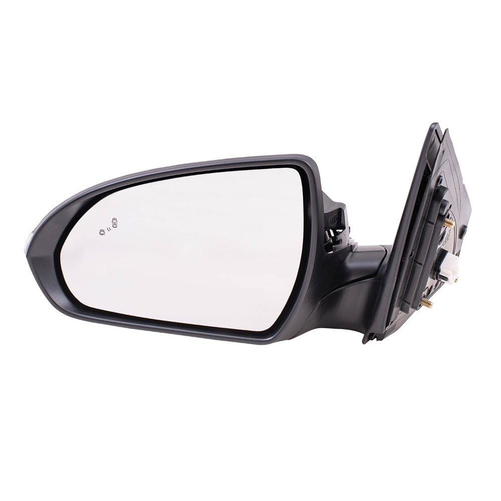 Power Mirror for 2017-2018 Elantra Korea Built Blind Spot Detection Turn Signal Indicator Heated 87610F2290 Left HY1320254