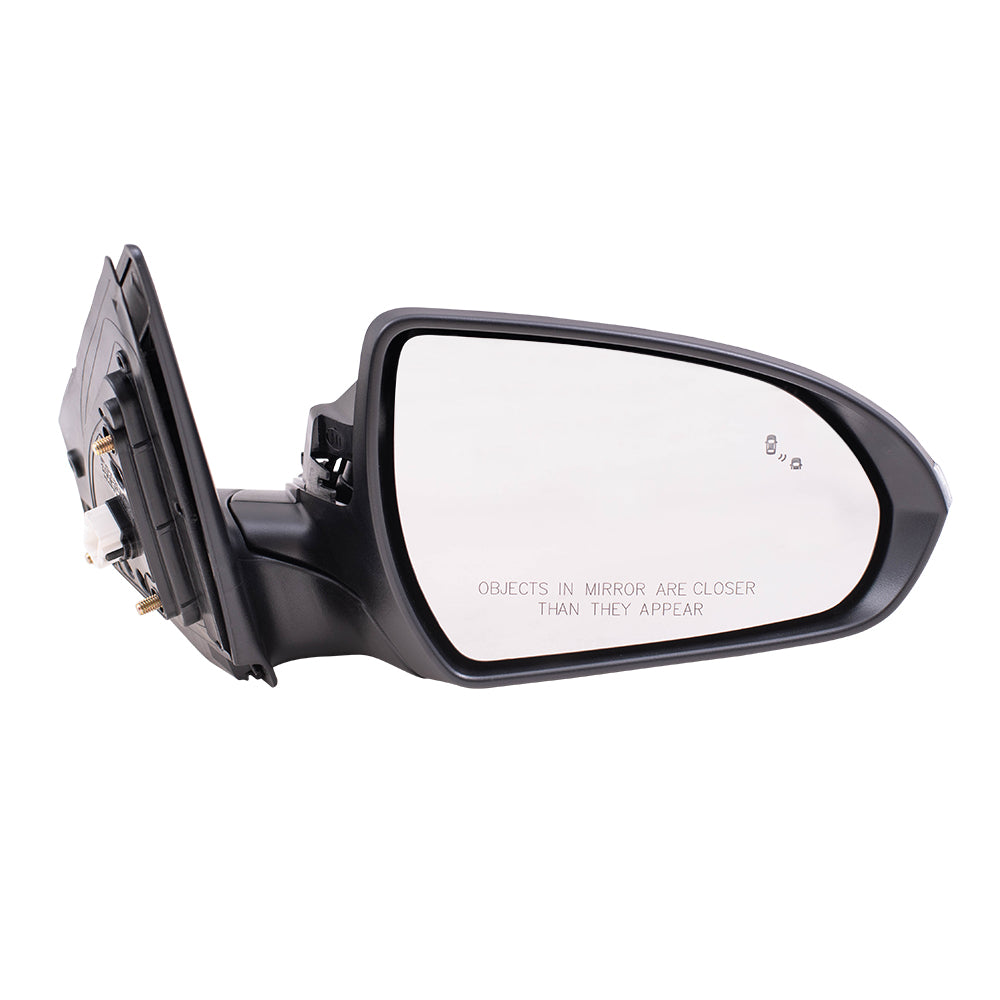 Power Mirror for 2017-2018 Elantra Korea Built Blind Spot Detection Turn Signal Indicator Heated 87620F2290 Right HY1321254