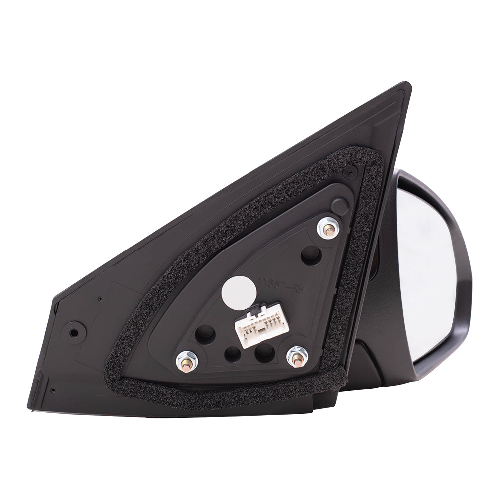 Brock Replacement Driver and Passenger Side Power Mirrors Paint to Match Black with Heat and Blind Spot Detection without Signal or Memory Compatible with 2017-2020 Elantra Korea Built ONLY
