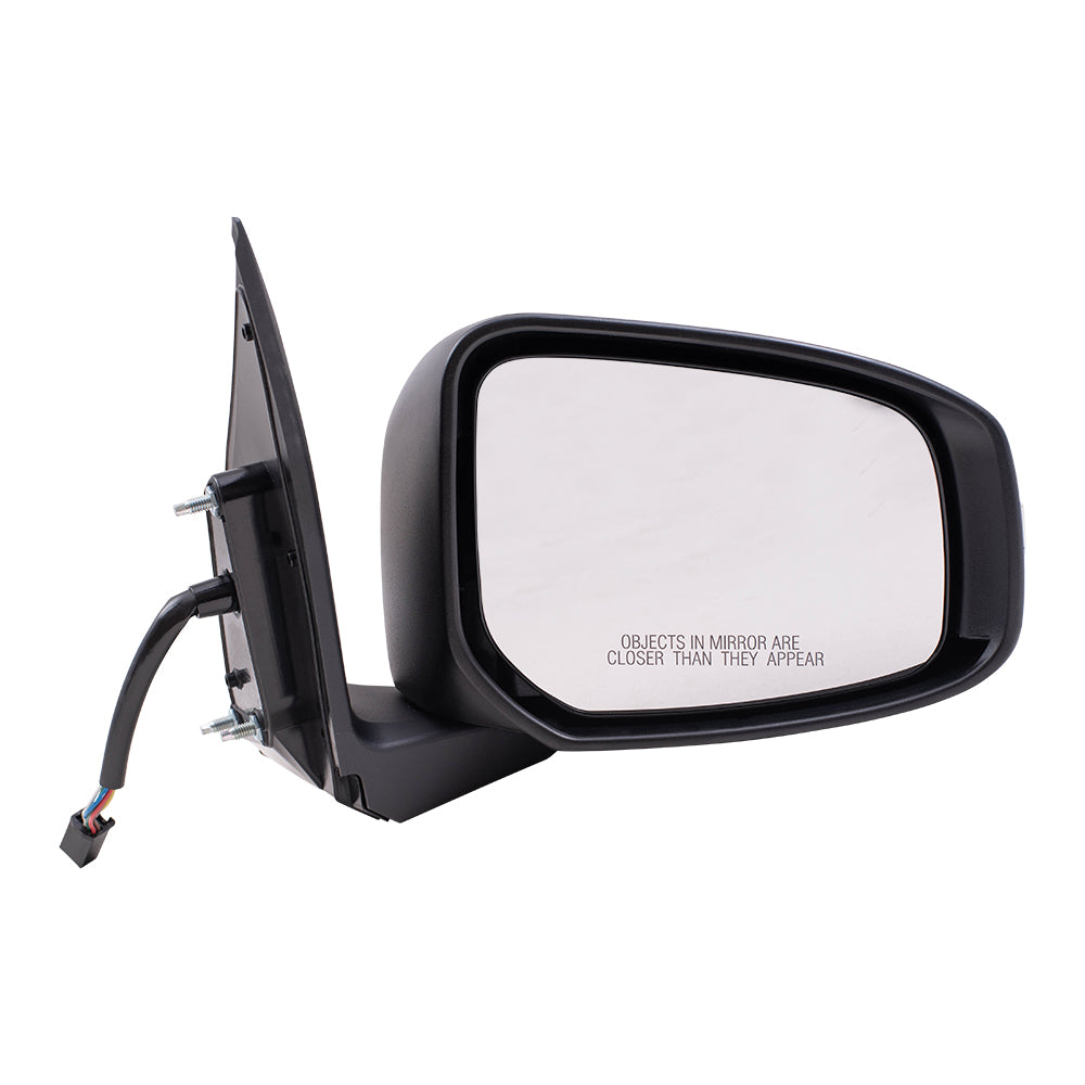 Brock Replacement Driver and Passenger Side Power Mirrors Paint to Match Black with Heat and Signal Compatible with 2015-2020 Mirage & 2017-2020 Mirage G4 GT/SEL