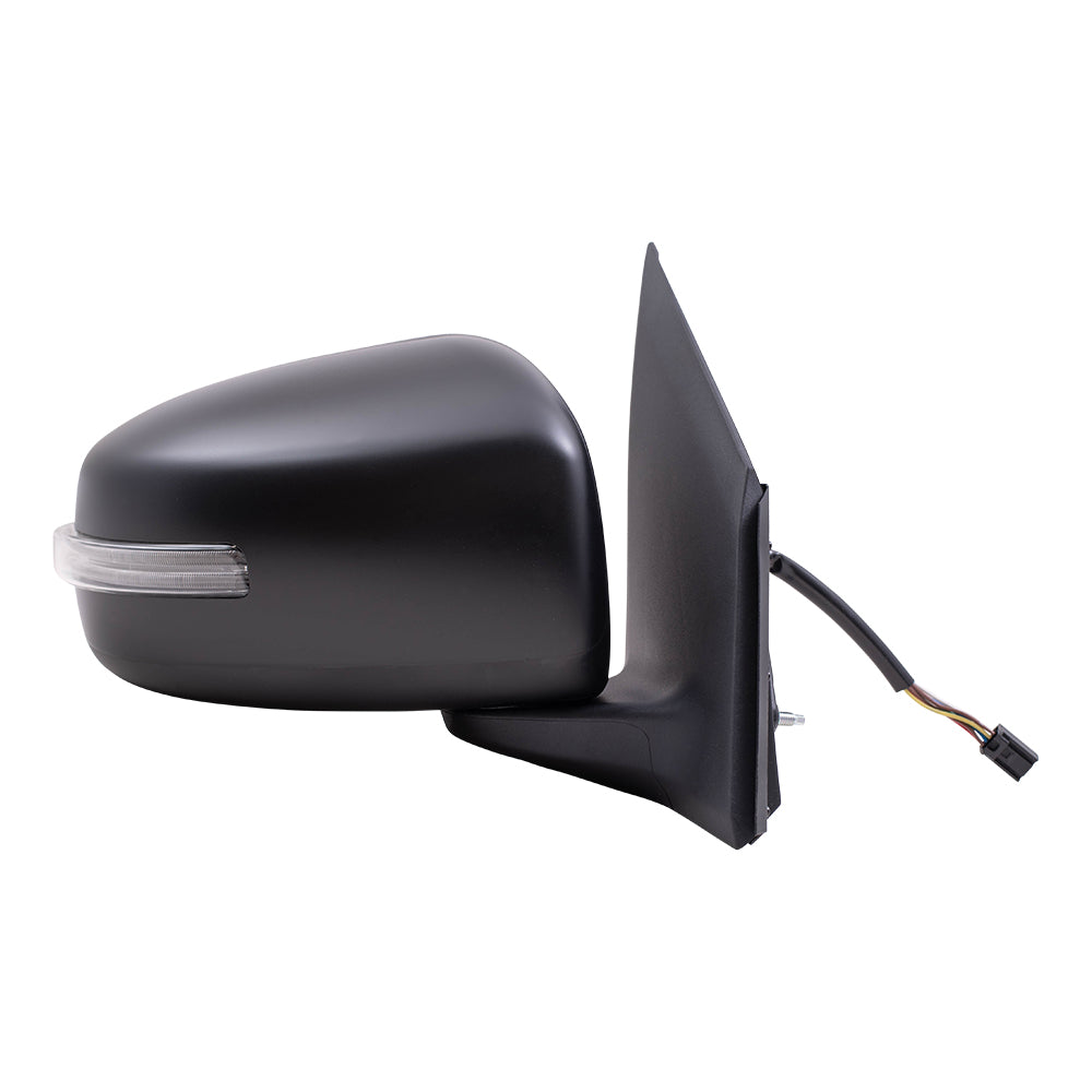 Brock Replacement Driver and Passenger Side Power Mirrors Paint to Match Black with Heat and Signal Compatible with 2015-2020 Mirage & 2017-2020 Mirage G4 GT/SEL