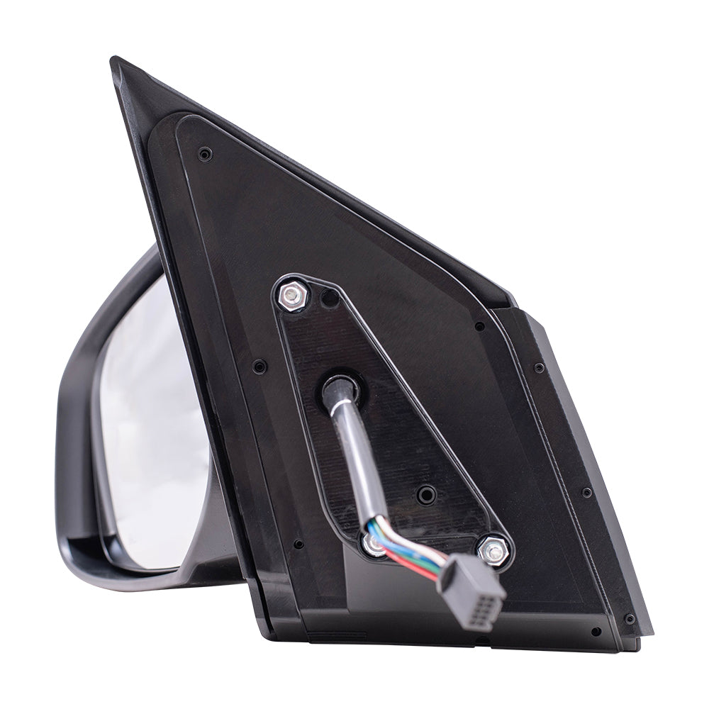 Brock Replacement Driver Side Power Mirror Paint to Match Black with Heat and Signal Compatible with 2015-2020 Mirage & 2017-2020 Mirage G4 GT/SEL