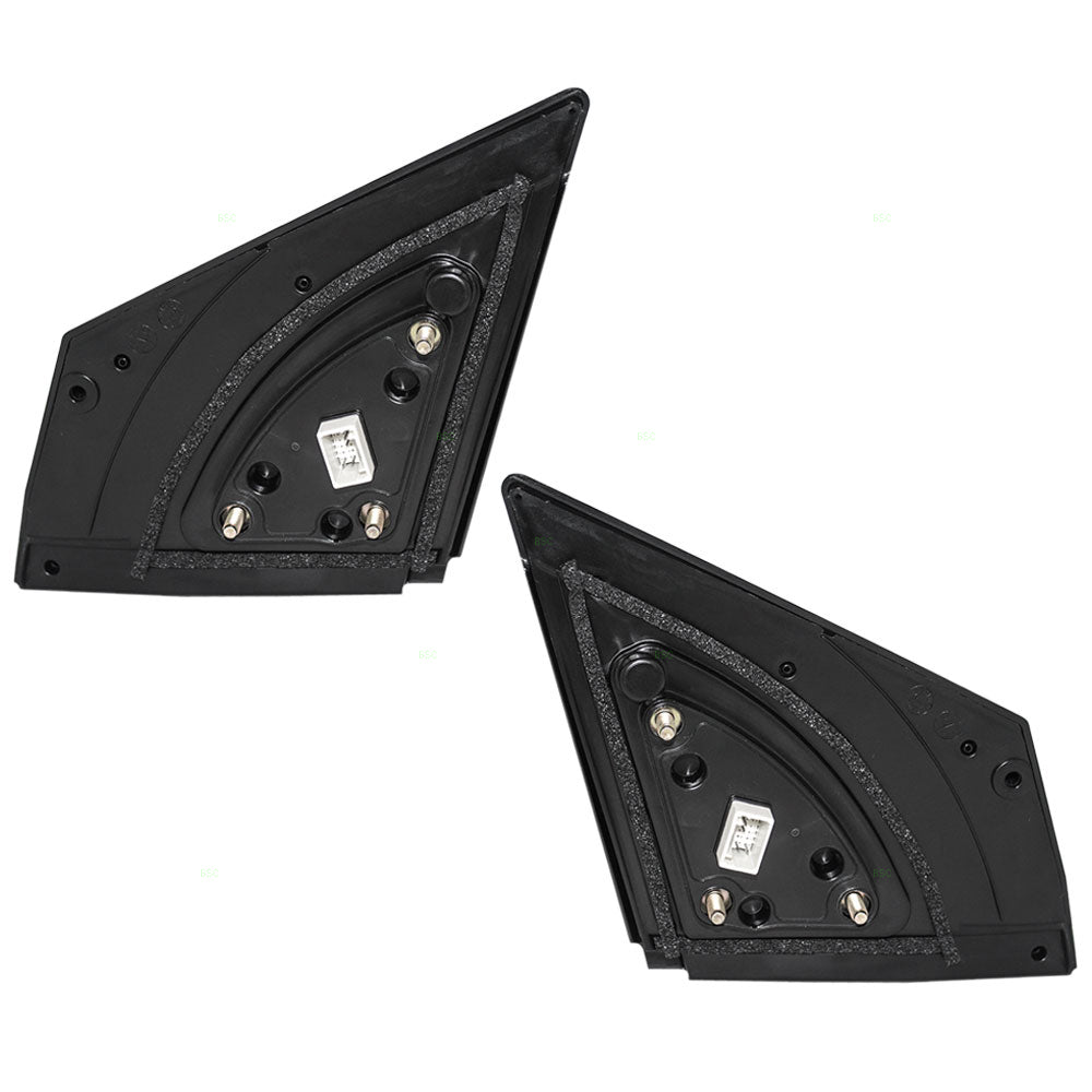Brock Replacement Driver and Passenger Power Side View Mirrors Heated Compatible with Elantra 87610-3X140 87620-3Y100